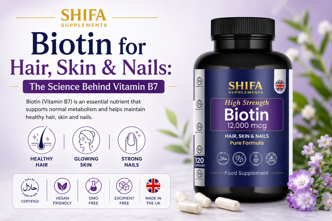 Biotin for Hair, Skin and Nails: The Science Behind Vitamin B7